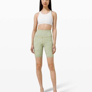 Lululemon Align Short 8" Le Tigre Camo Green Fern Multi